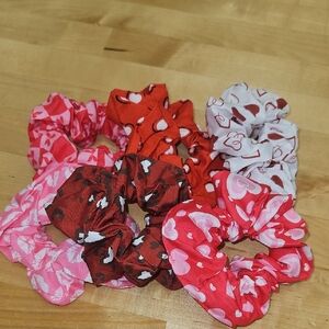Love Themed 3 Piece Scrunchie Set - Nwot
